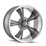 Ridler 695 18x9.5 / 5x127 BP / 6mm Offset / 83.82mm Hub Gloss Grey Machined Wheel