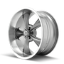 Ridler 695 18x9.5 / 5x120.65 BP / 6mm Offset / 83.82mm Hub Gloss Grey Machined Wheel