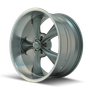 Ridler 695 18x9.5 / 5x120.65 BP / 6mm Offset / 83.82mm Hub Gloss Grey Machined Wheel