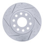 R1 17-25 Audi Q2 (Mexico) Rear Left Drilled & Slotted Geo-Carbon Rotor