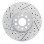 R1 18-25 Volkswagen Atlas Front Left Drilled & Slotted Geo-Carbon Rotor