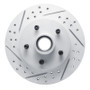 R1 83-97 Ford Ranger (USA/Canada) Front Left Drilled & Slotted Geo-Carbon Rotor