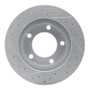 R1 76-93 Ford Bronco Front Right Drilled & Slotted Geo-Carbon Rotor