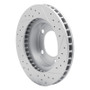 R1 76-93 Ford Bronco Front Left Drilled & Slotted Geo-Carbon Rotor