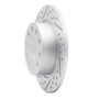 R1 10-19 Audi A3 Rear Left Drilled & Slotted Geo-Carbon Rotor