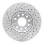 R1 05-25 Audi A3 (Mexico) Front Right Drilled & Slotted Geo-Carbon Rotor