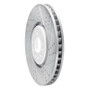 R1 04-06 Audi Tt Quattro Right Front Drilled & Slotted Geo-Carbon Rotor