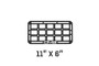 DV8 Offroad Universal Molle Panels - 11In x 6In