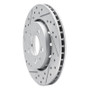 R1 00-06 Audi Tt Quattro Rear Left Drilled & Slotted Geo-Carbon Rotor