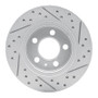 R1 00-06 Audi Tt Quattro Rear Left Drilled & Slotted Geo-Carbon Rotor