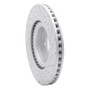 R1 15-23 Ford Mustang Front Left Drilled & Slotted Geo-Carbon Rotor