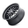 Ridler 607 20x10.5 / 5x115 BP / 25mm Offset / 72.62mm Hub Matte Black Wheel