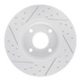 R1 14-23 Ford Transit Courier (Mexico) Front Right Drilled & Slotted Geo-Carbon Rotor