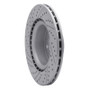 R1 17-25 Tesla Model 3 Front Right Drilled & Slotted Geo-Carbon Rotor