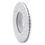 R1 14-23 Ford Transit Courier (Mexico) Front Left Drilled & Slotted Geo-Carbon Rotor