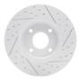 R1 14-23 Ford Transit Courier (Mexico) Front Left Drilled & Slotted Geo-Carbon Rotor