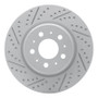 R1 17-25 Tesla Model 3 Front Left Drilled & Slotted Geo-Carbon Rotor