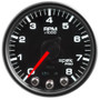 Autometer Spek-Pro Gauge Tach 2 1/16in 11K Rpm W/ Shift Light & Peak Mem - Blk/Blk