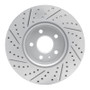 R1 08-25 Audi A5 Sportback Front Right Drilled & Slotted Geo-Carbon Rotor