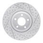 R1 04-19 Ford Escape Front Left Drilled & Slotted Geo-Carbon Rotor