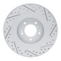 R1 21-26 Hyundai Sonata Rear Left Drilled & Slotted Geo-Carbon Rotor