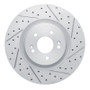 R1 21-26 Hyundai Sonata Front Right Drilled & Slotted Geo-Carbon Rotor