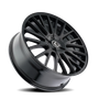Kraze KR185 Double Down 18x8 / 5x112/120 BP / 40mm Offset / 74.1mm Hub Gloss Black Wheel