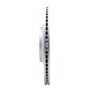 R1 04-18 Audi A8 Rear Left Drilled & Slotted Geo-Carbon Rotor