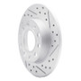 R1 02-06 Audi A4 (USA/Canada) Rear Right Drilled & Slotted Geo-Carbon Rotor