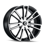 Kraze KR183 Spectra 18x8 / 5x108/114.3 BP / 40mm Offset / 72.62mm Hub Gloss Black Machined Wheel
