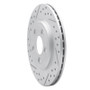 R1 00-06 Ford Thunderbird Rear Left Drilled & Slotted Geo-Carbon Rotor