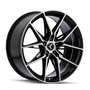 Kraze KR196 Evolve 18x8.5 / 5x114.3 BP / 35mm Offset / 73.1mm Hub Gloss Black Machined Wheel