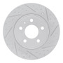 R1 00-09 Audi A4 Quattro Rear Right Drilled & Slotted Geo-Carbon Rotor