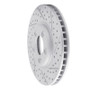 R1 00-06 Ford Thunderbird Front Right Drilled & Slotted Geo-Carbon Rotor