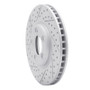 R1 00-06 Ford Thunderbird Front Left Drilled & Slotted Geo-Carbon Rotor