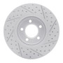 R1 00-06 Ford Thunderbird Front Left Drilled & Slotted Geo-Carbon Rotor