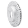 R1 67-67 Ford Galaxie 500 Front Left Drilled & Slotted Geo-Carbon Rotor