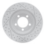 R1 67-67 Ford Galaxie 500 Front Left Drilled & Slotted Geo-Carbon Rotor