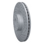 R1 01-03 Audi S8 Front Right Drilled & Slotted Geo-Carbon Rotor