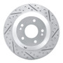 R1 15-20 Kia Sorento Rear Right Drilled & Slotted Geo-Carbon Rotor
