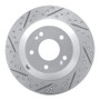 R1 15-20 Kia Sorento Rear Left Drilled & Slotted Geo-Carbon Rotor