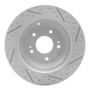 R1 15-20 Kia Sorento Rear Left Drilled & Slotted Geo-Carbon Rotor