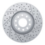R1 99-04 Audi A6 Quattro Front Right Drilled & Slotted Geo-Carbon Rotor