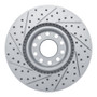 R1 99-04 Audi A6 Quattro Front Right Drilled & Slotted Geo-Carbon Rotor