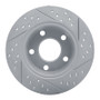 R1 99-02 Audi A6 Quattro Rear Left Drilled & Slotted Geo-Carbon Rotor