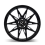 Kraze KR196 Evolve 20x9 / 5x120 BP / 35mm Offset / 72.56mm Hub Gloss Black Wheel