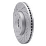 R1 03-05 Kia Sedona Front Left Drilled & Slotted Geo-Carbon Rotor