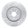 R1 22-25 Infiniti Qx60 Front Left Drilled & Slotted Geo-Carbon Rotor