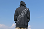 HKS HOODIE SUPER DRAGER BLACK L