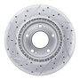 R1 10-13 Kia Soul Front Right Drilled & Slotted Geo-Carbon Rotor
